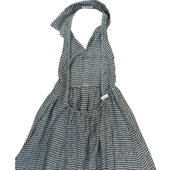 NWT Reformation Tace Linen Dress in Blue Motif Size 12 - Picture 6 of 10